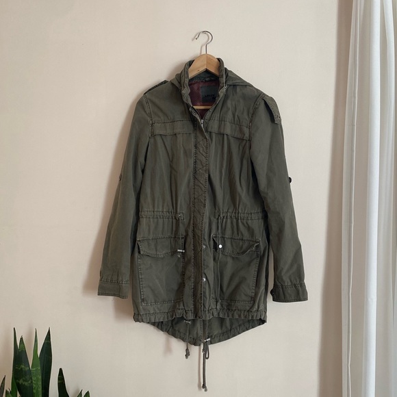 Levi’s Army Green Cotton Parachute Parka - Picture 3 of 11
